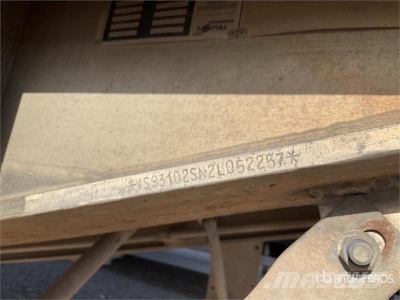Montull SBA3S130SN Tri/A Aluminum End Dump Trailer Kipper