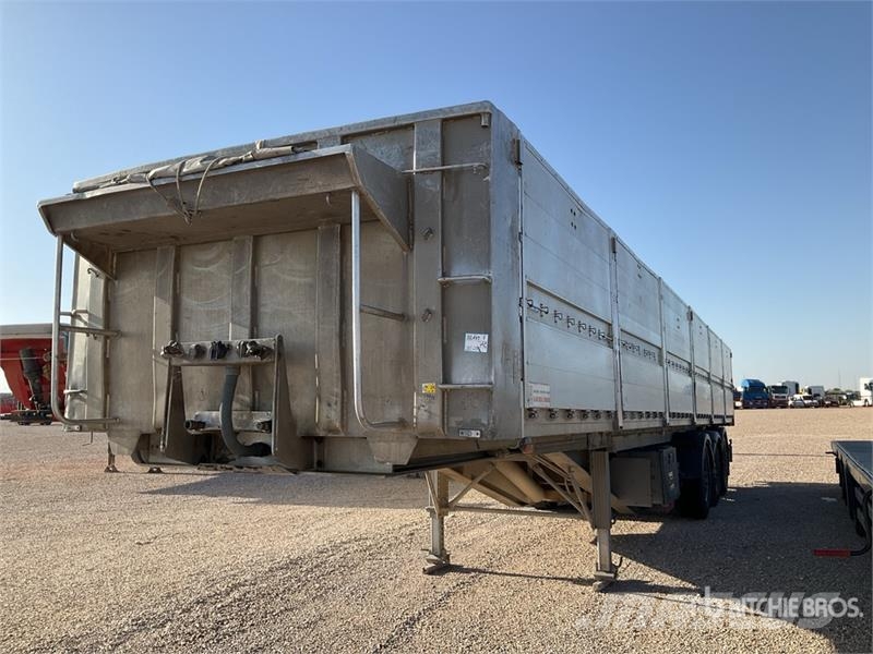 Montull SBA3S130SN Tri/A Aluminum End Dump Trailer Kipper