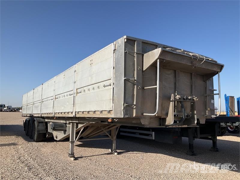 Montull SBA3S130SN Tri/A Aluminum End Dump Trailer Kipper