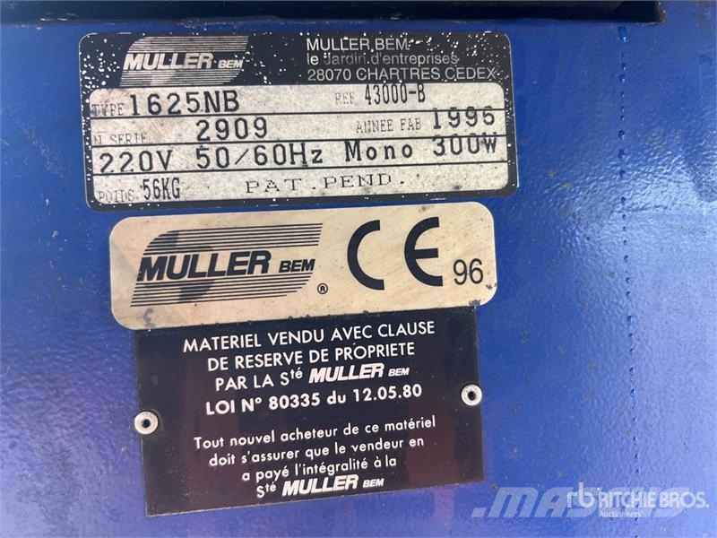 Müller 1625NB Equilibreuse a pneumatiques Tires 輪胎、車輪和輪圈
