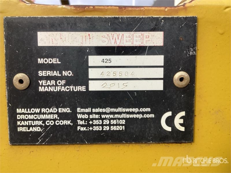 Multi Sweep 425 Roadbrush Muud osad