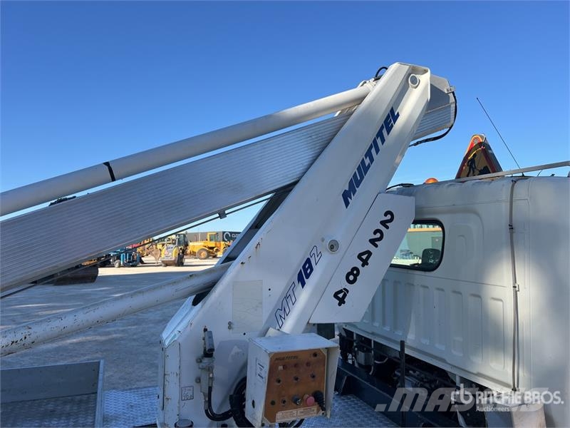 Multitel MT 182 DS 18 m on Nissan-Multitel Cabstar 35.12 NT Truck mounted platforms