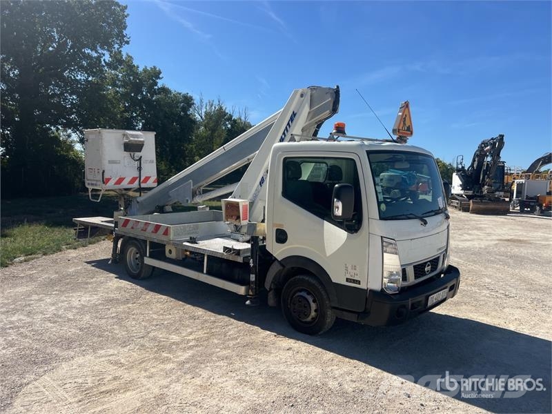 Multitel MT 182 DS 18 m on Nissan-Multitel Cabstar 35.12 NT Truck mounted platforms