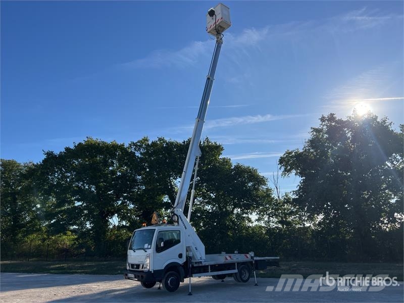 Multitel MT 182 DS 18 m on Nissan-Multitel Cabstar 35.12 NT Truck mounted platforms