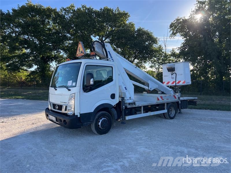 Multitel MT 182 DS 18 m on Nissan-Multitel Cabstar 35.12 NT Truck mounted platforms