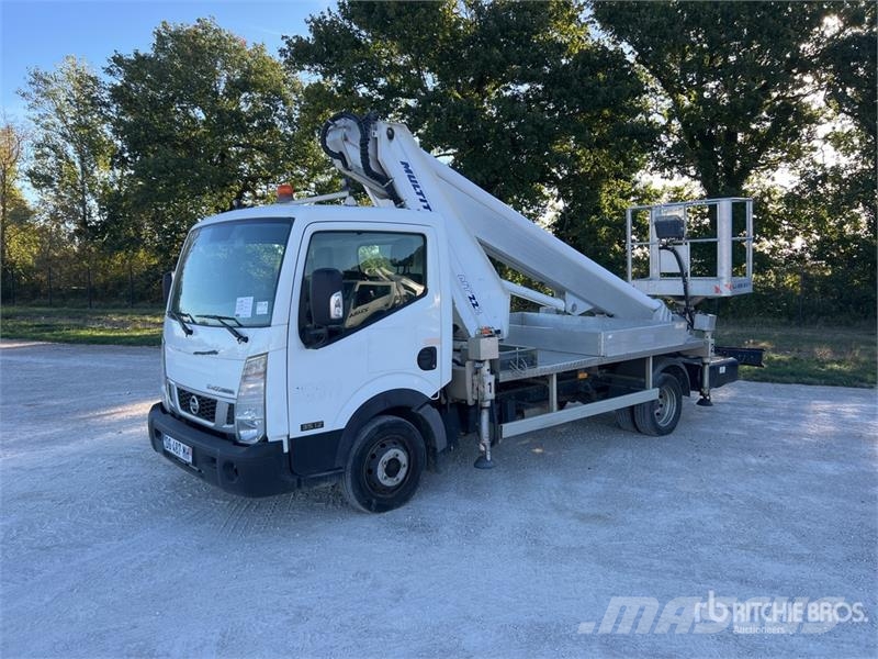 Multitel MT 222 EX 22 m on Nissan-Multitel Cabstar 35.12 NT Truck mounted platforms