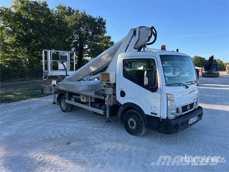 Multitel MT 222 EX 22 m on Nissan-Multitel Cabstar 35.12 NT Truck mounted platforms