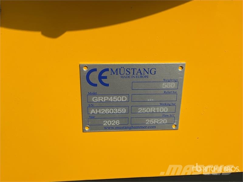 Mustang GRP 450 D Demolition Grapple (Unused) Грейферы