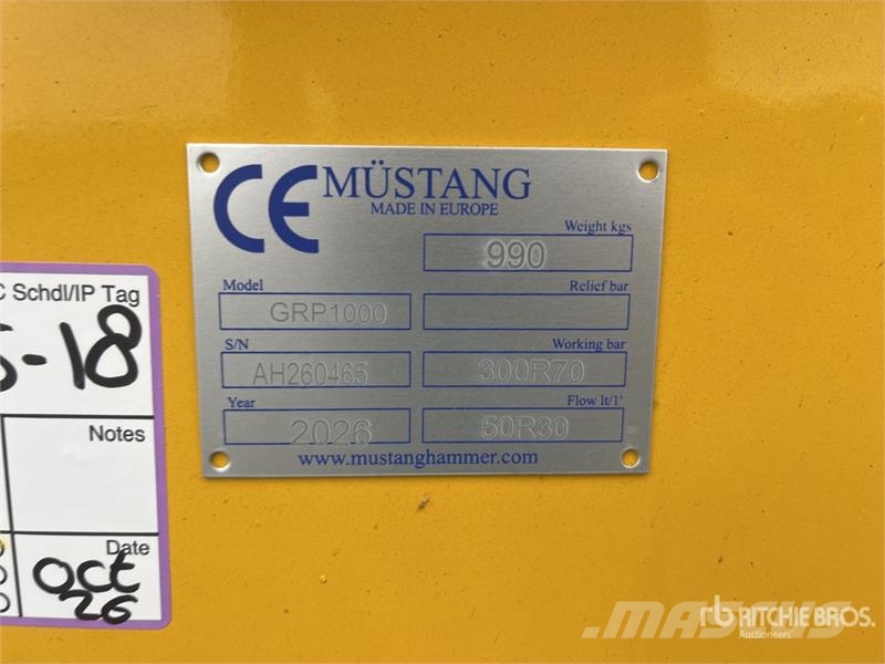 Mustang GRP1000 Grapples