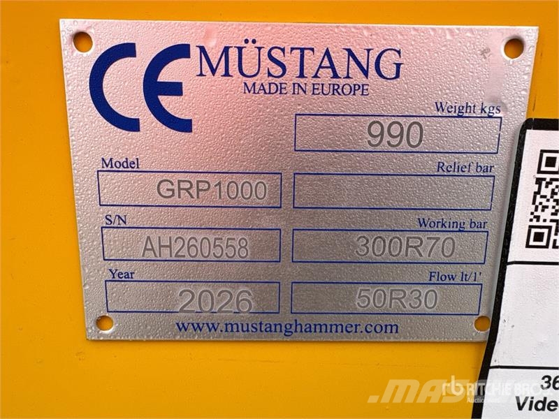 Mustang GRP1000 Pinzas