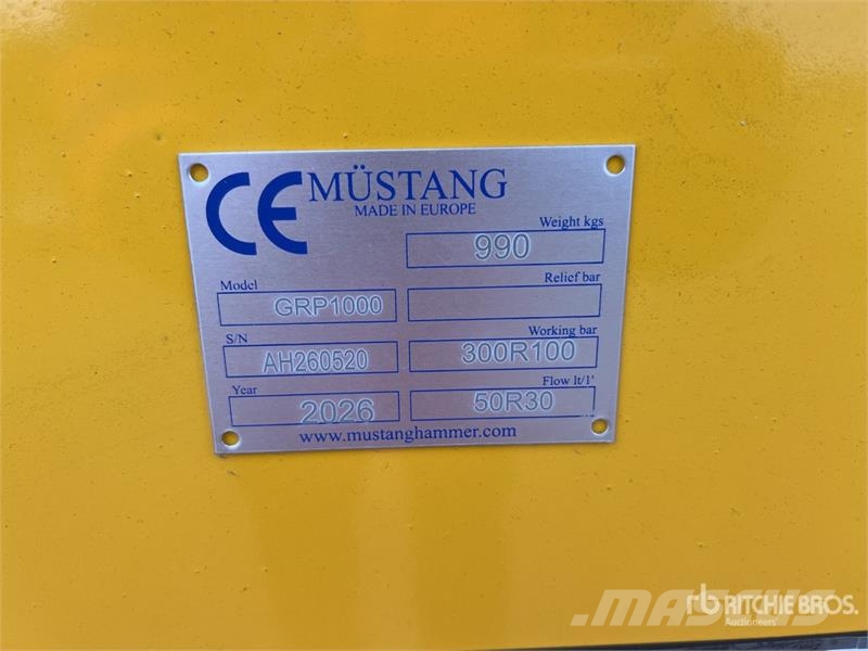 Mustang GRP1000 Garras
