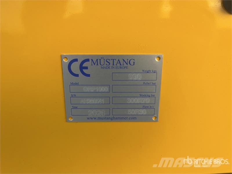 Mustang GRP1000 Grijpers