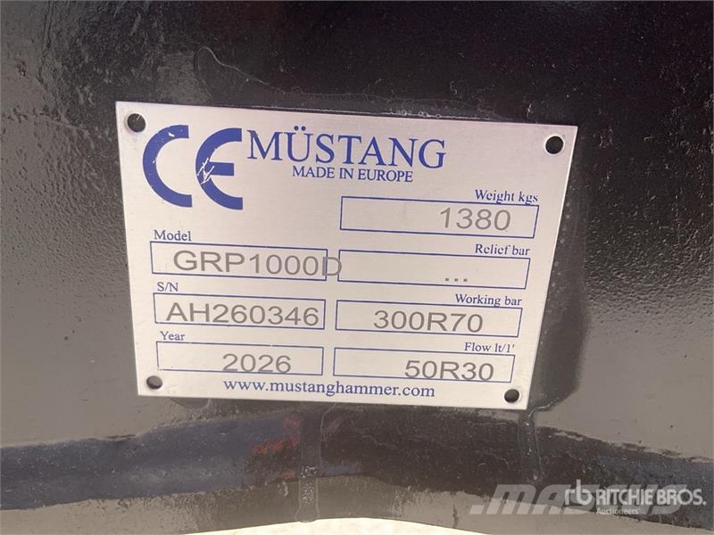 Mustang GRP1000D Demolition Grapple (Unused) Грейферы