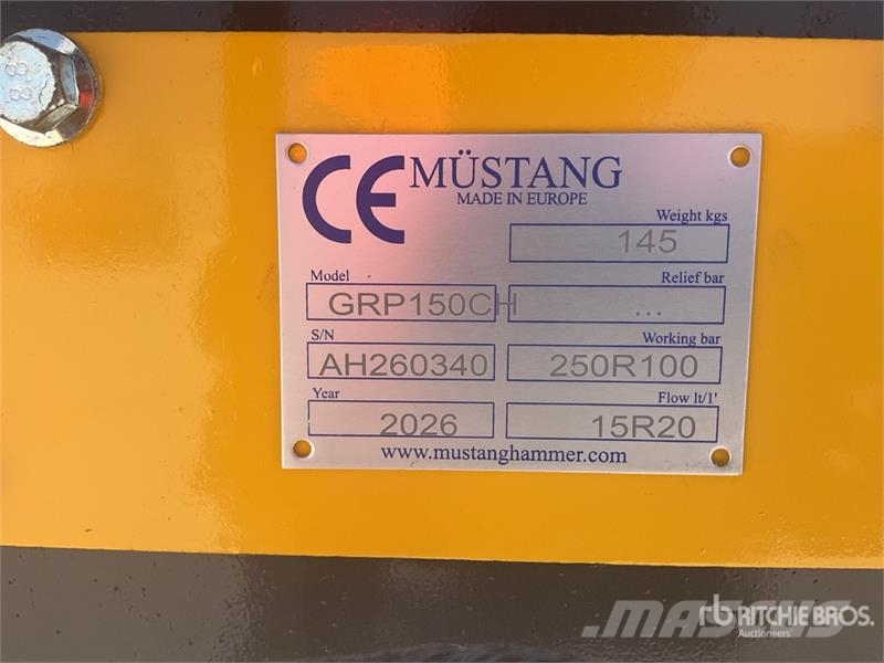 Mustang GRP150 CH Demolition Grapple (Unused) Грейферы