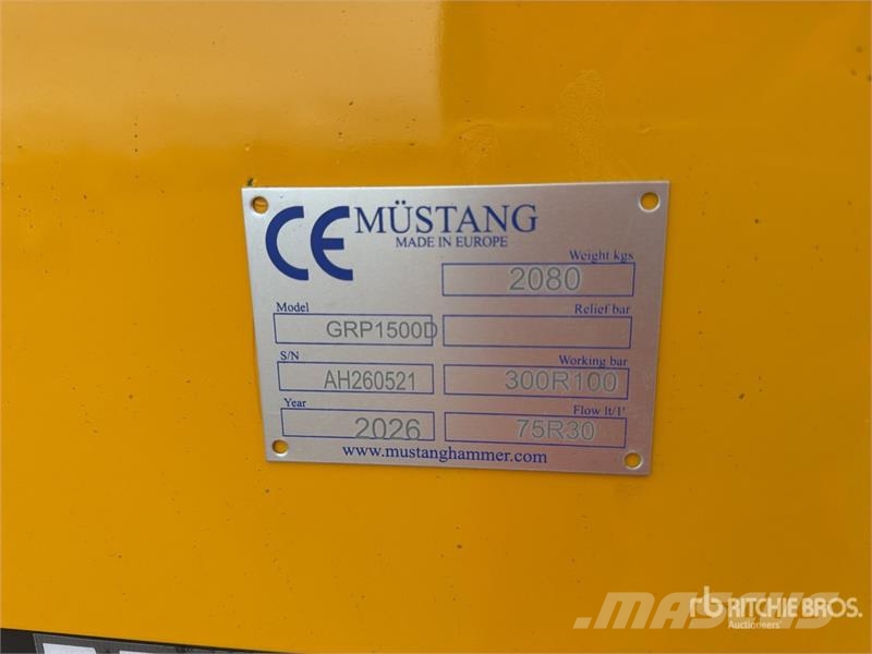 Mustang GRP1500D Rotating Demolition Grapple (Unused) Garras