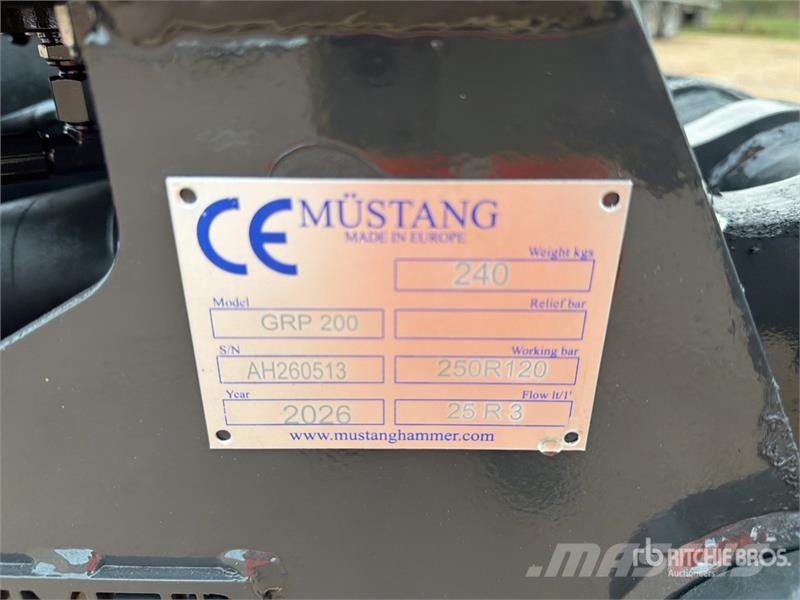 Mustang GRP200 Rotating Demolition Grapple (Unused) Chwytaki