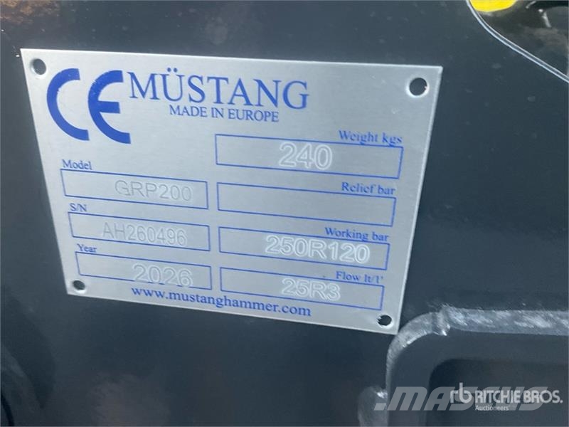 Mustang GRP200 Rotating Demolition Grapple (Unused) Grabeži