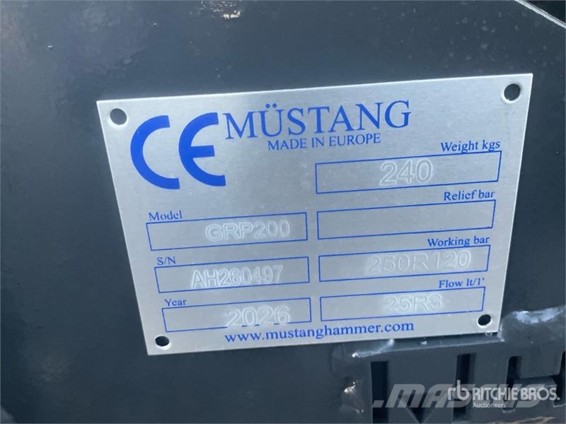 Mustang GRP200 Rotating Demolition Grapple (Unused) Polipler