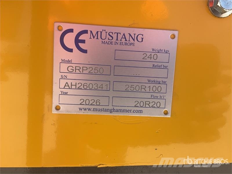 Mustang GRP250 Grijpers