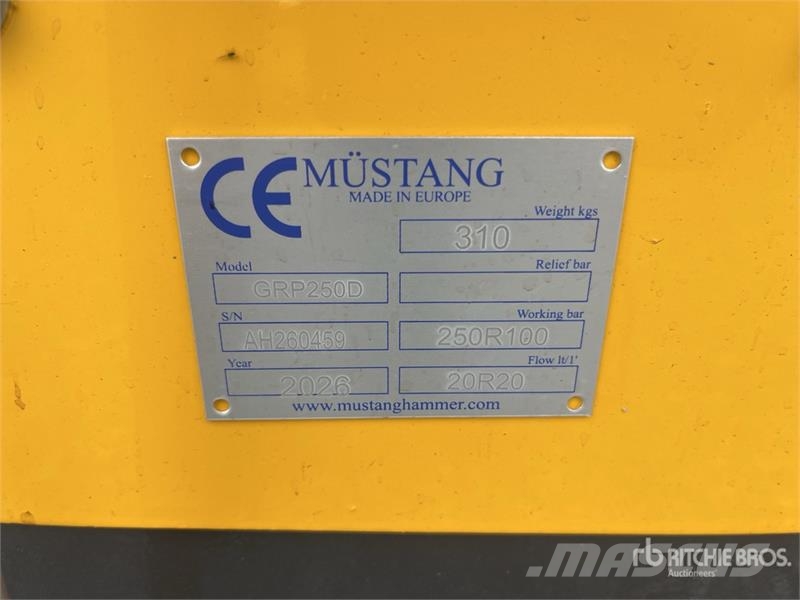 Mustang GRP250D Rotating Demolition Grapple (Unused) Grapples