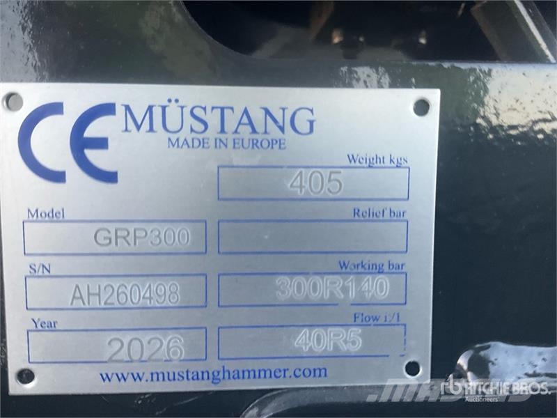 Mustang GRP300 Rotating Demolition Grapple (Unused) Polipler