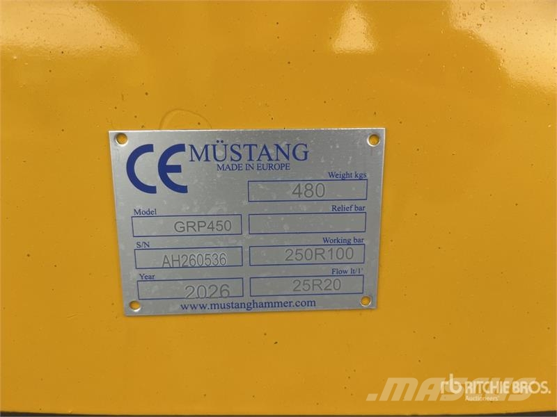 Mustang GRP450 Grijpers