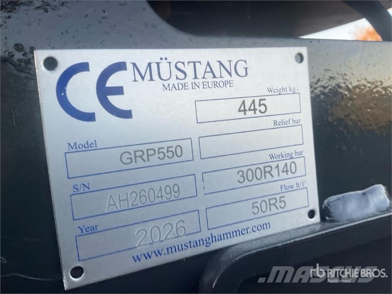 Mustang GRP550 Rotating Demolition Grapple (Unused) Grabeži