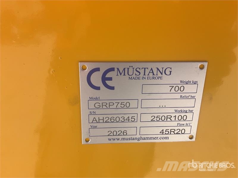 Mustang GRP750 Grijpers