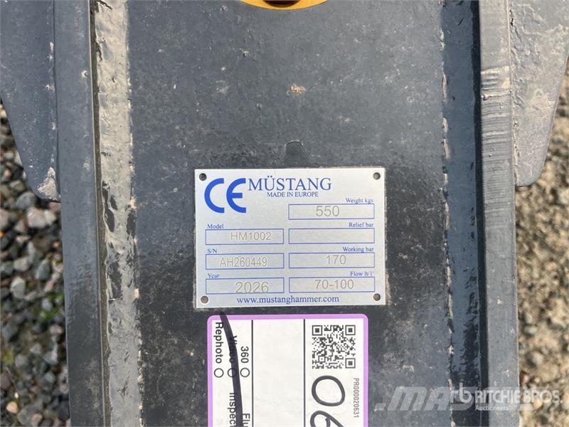 Mustang HM1002 Hydraulic Breaker (Unused) مطارق / كسارات