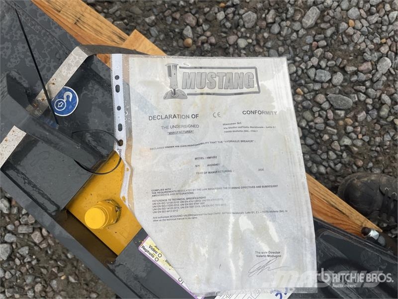 Mustang HM1002 Hydraulic Breaker (Unused) Hammers / Breakers