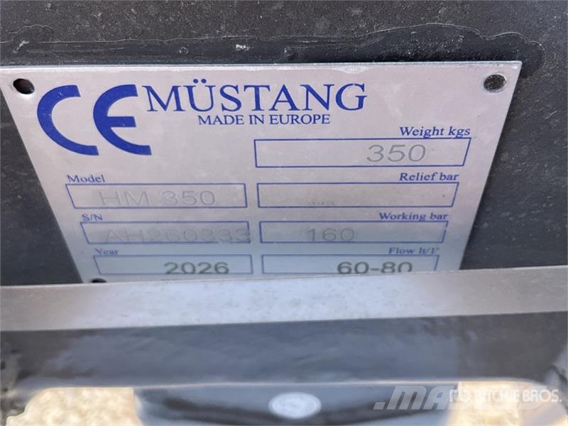 Mustang HM350 Hydraulic Breaker (Unused) Hamers en brekers