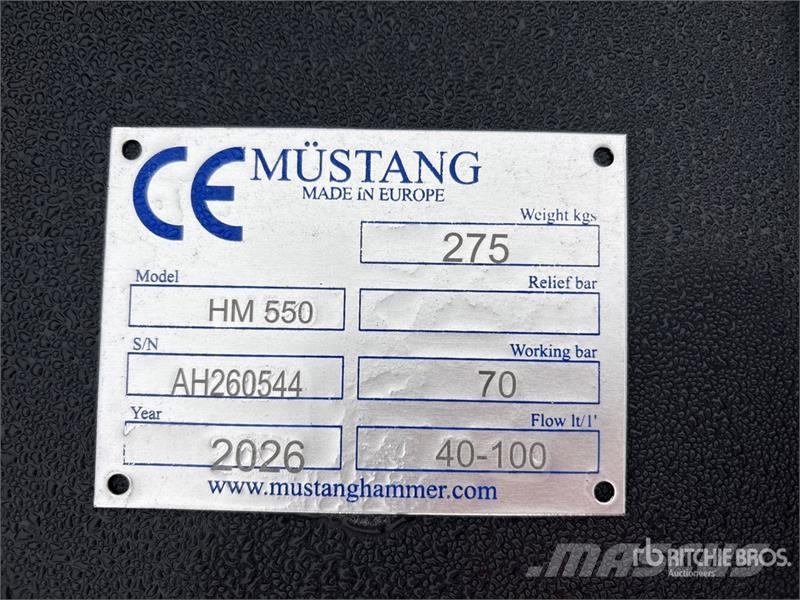 Mustang HM550 Hydraulic Breaker (Unused) مطارق / كسارات