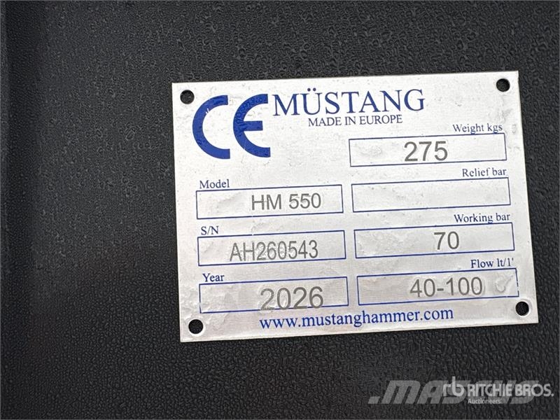 Mustang HM550 Hydraulic Breaker (Unused) مطارق / كسارات