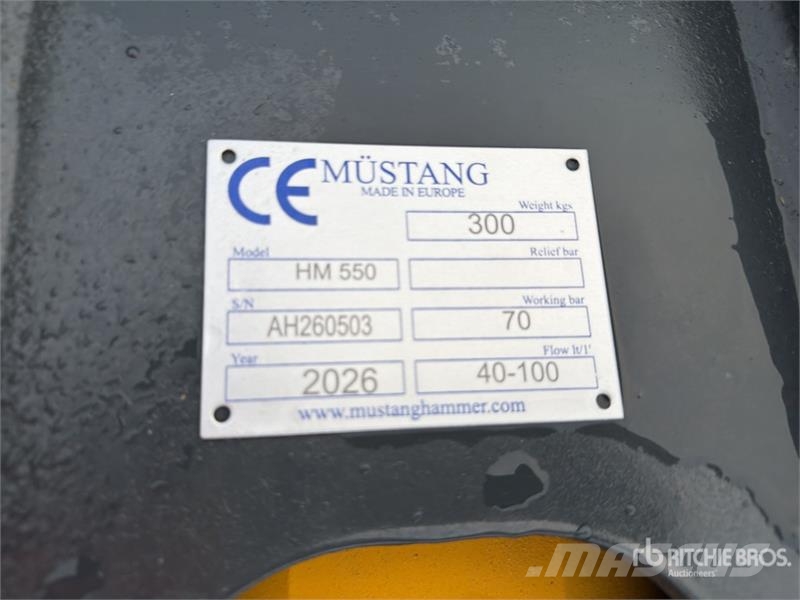 Mustang HM550 Hydraulic Breaker (Unused) Bourací kladiva / Sbíječky