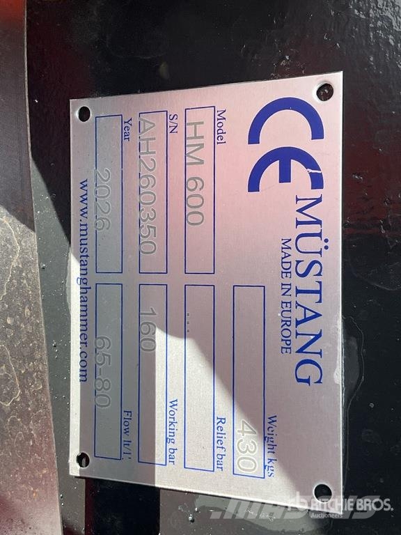 Mustang HM600 Hydraulic Breaker (Unused) مطارق / كسارات