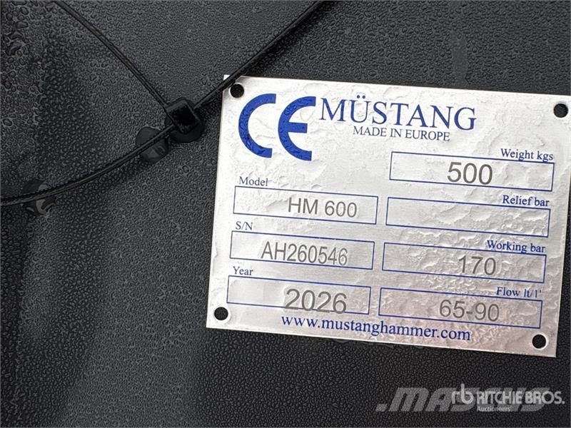 Mustang HM600 Hydraulic Breaker (Unused) مطارق / كسارات