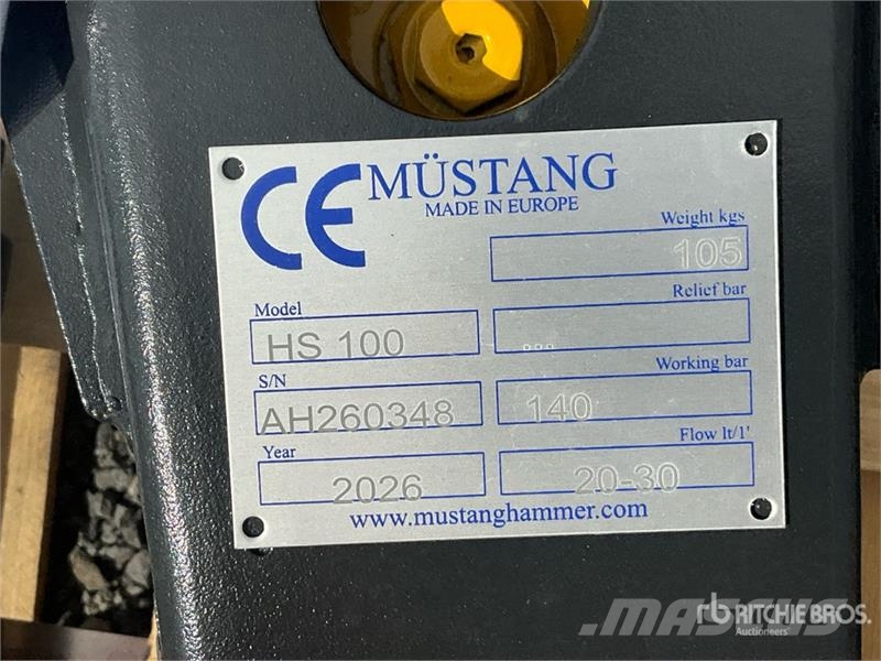 Mustang HS100 Hydraulic Breaker (Unused) Σφυριά / Σπαστήρες