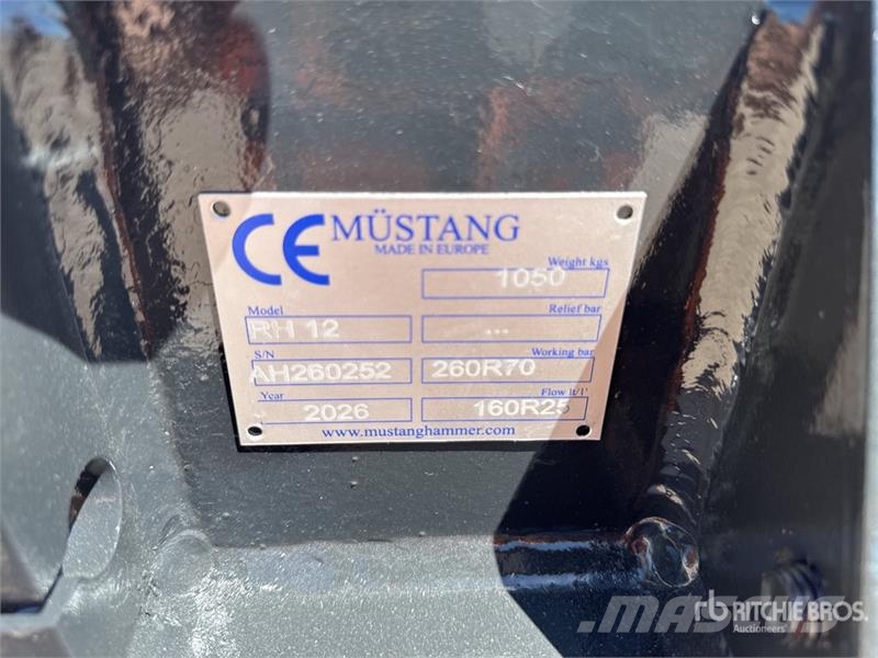 Mustang RH12 Pince De Demolition (Non Utilise) Rotating Co Kırıcılar