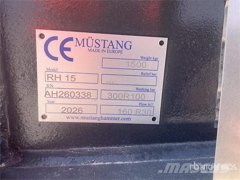 Mustang RH15 Demolition Pulverizer (Unused) Vergruizers
