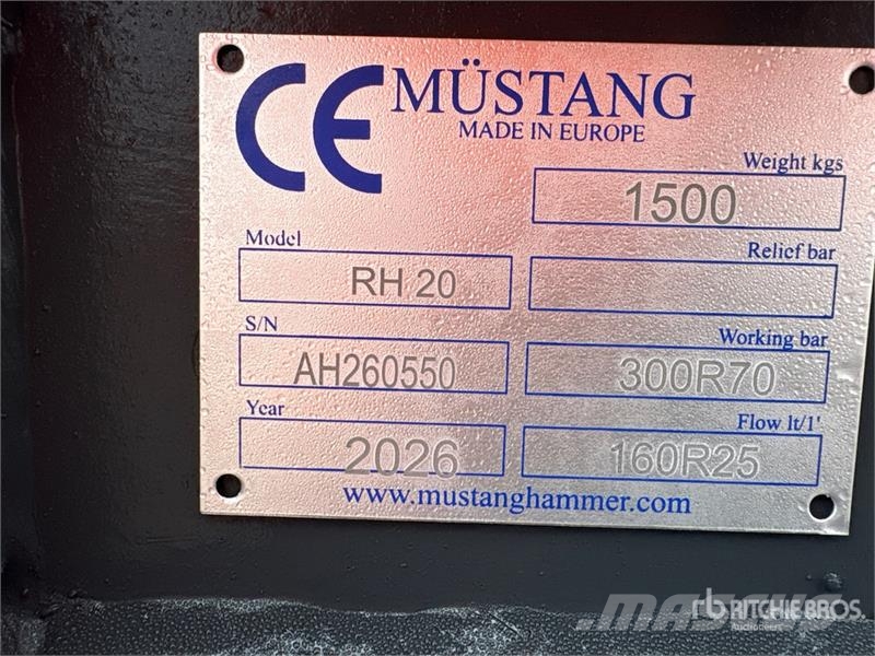Mustang RH20 جراشات البناء