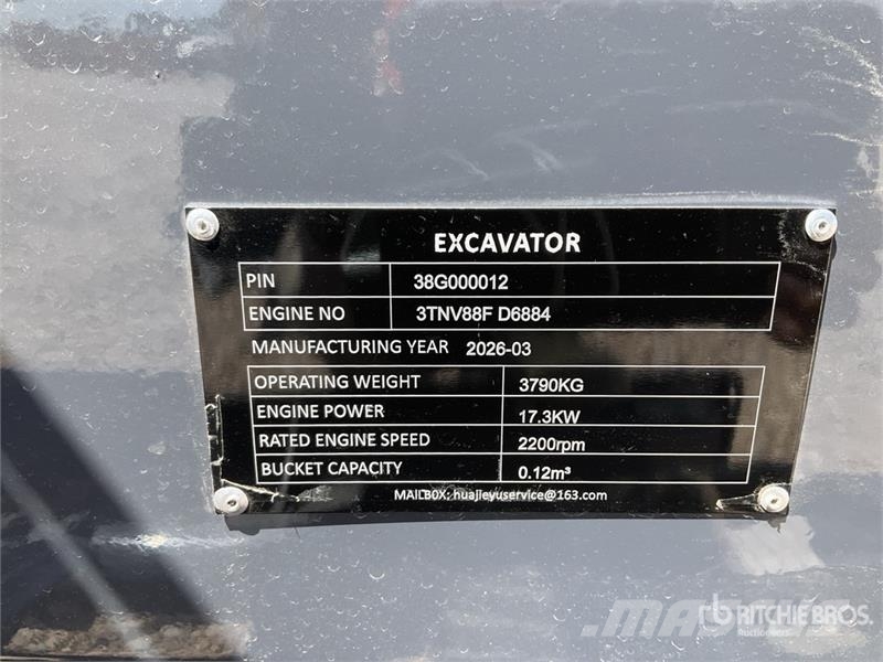 NAKATO ZT35G Mini Excavator (Unused) Mini bageri < 7t
