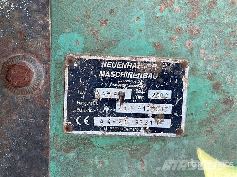 Neuenhauser A4-40 Godet Cribleur Excavator Screening Bucket Godets cribleurs