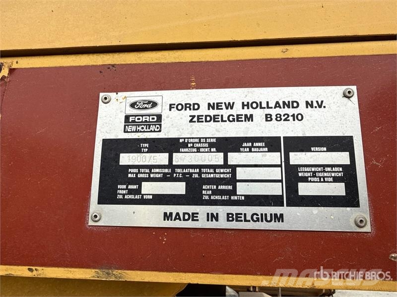 New Holland 1900 Forage Harvester Culegatoare de nutret