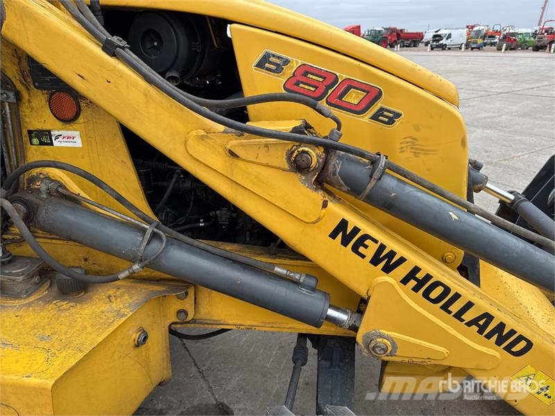 New Holland B80B-SS 4x4 Backhoe Loader バックホーローダー