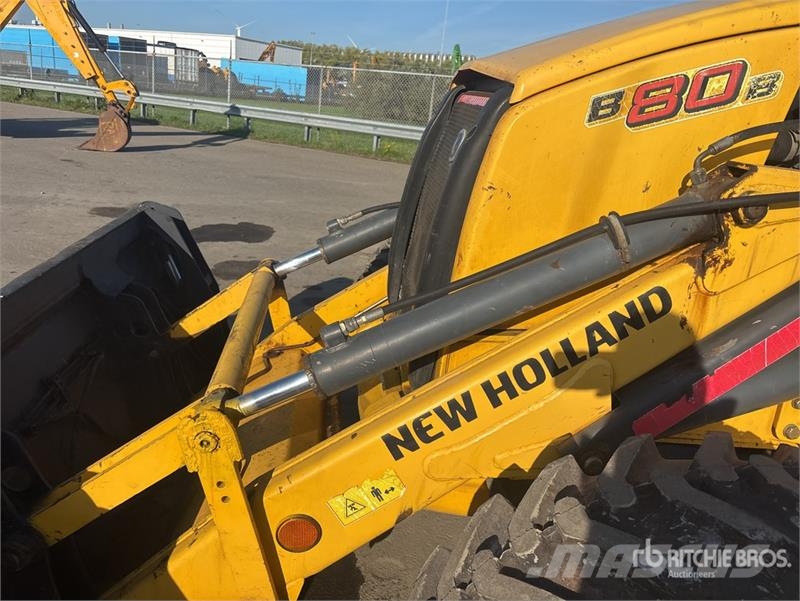 New Holland B80B-SS 4x4 Backhoe Loader Terne