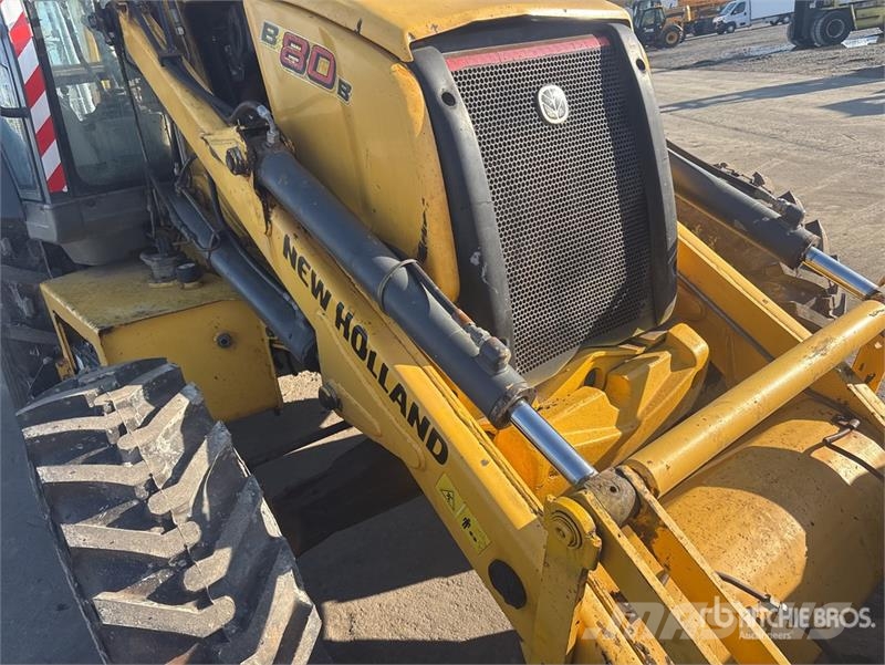 New Holland B80B-SS 4x4 Backhoe Loader Terne