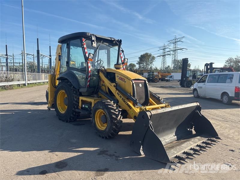 New Holland B80B-SS 4x4 Backhoe Loader Terne