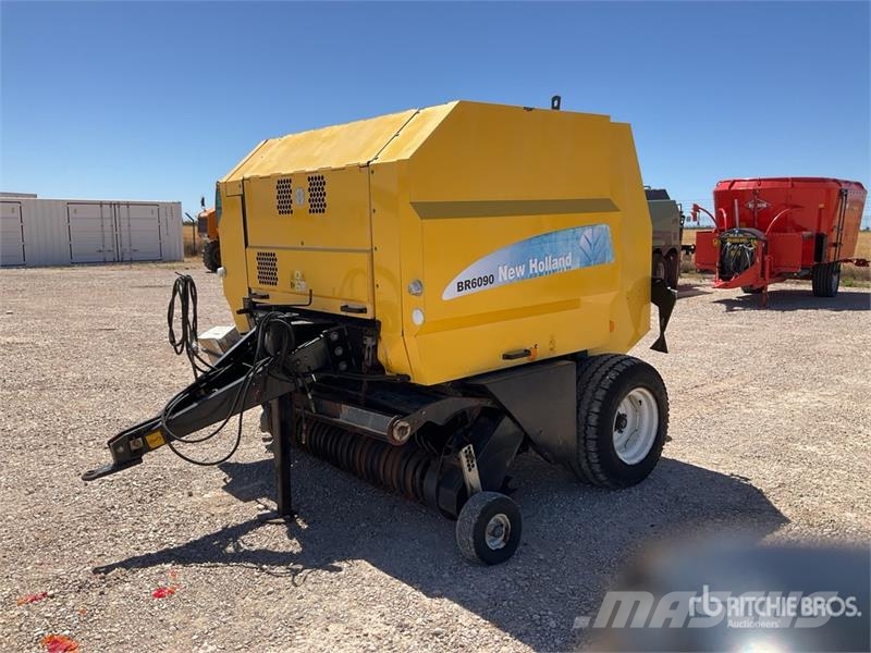 New Holland BR6090 S/A Round Baler محزمات مستديرة