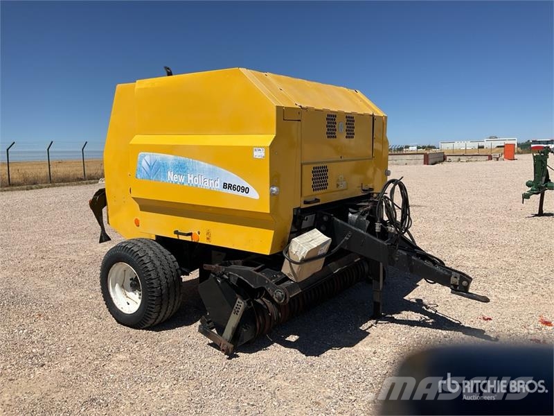 New Holland BR6090 S/A Round Baler محزمات مستديرة