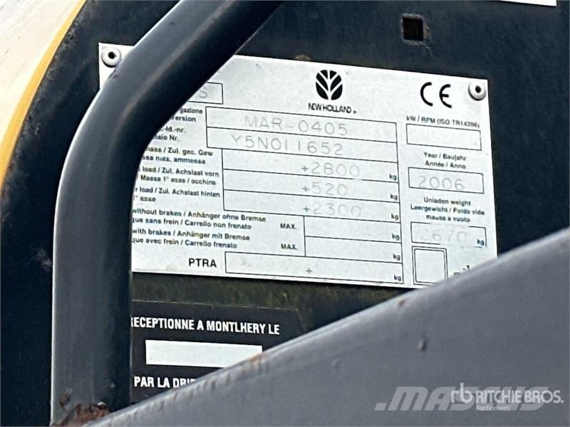 New Holland BR740A محزمات مستديرة